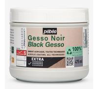 Pebeo : Studio Green : Black Gesso : 475ml