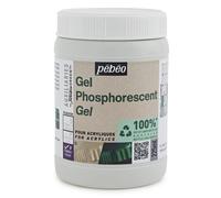 Pebeo Studio GREEN Phosphorescent Glow in the Dark Acrylic Paint Gel 225ml