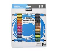 Pebeo Studio Watercolour - Watercolour Paint Set For Professional Artists and Hobby Painters - 24 colours, 12 ml, 668920