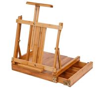 Pebeo Sturdy Lightweight Bamboo Tabletop Box Easel