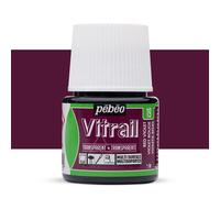 Pebeo Vitrail Stained Glass Effect Glass Paint 45-Milliliter Bottle, Red Violet,Red Violet, 050-019