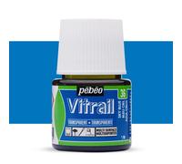 Pebeo 050-036 Vitrail Stained Glass Effect Glass Paint 45-Milliliter Bottle, Sky Blue