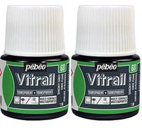 PEBEO VITRAIL Paint, Smokey Grey, 45 ml (Pack of 2)