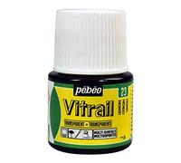 Pebeo Vitrail Stained Glass Effect Glass Paint 45-Milliliter Bottle, Lemon,Lemon, 050-023, Yellow