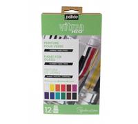 Pebeo Vitrea 160 Glass Paint Glossy Explorer Set - 12x20ml
