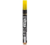 Pebeo Vitrea 160-Glass Paint Glossy Marker, Yellow Sun