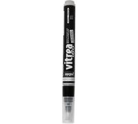 Pebeo Vitrea 160-Glass Paint Neutral Frosted Marker, Red