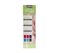 Pébéo Vitrea 160 Glass Paint Starter Set – 6 x 20 ml Assorted Colours
