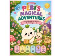 Pebi's Magical Adventures: A Cute Coloring Book & Fun Activity Book for Kids Ages 4-8 | 58 Coloring Pages, Dot-to-Dot, Spot the Difference, Comic Story & Certificate
