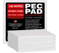PEC-PAD Fusselfreie Tücher 4 "x4" nicht abrasives ultraweiches Tuch zur Reinigung empfindlicher Oberflächen wie Kamera, Objektiv, Filter, Film, Scanner, Mikroskope, Ferngläser. (100 Blatt pro kg)