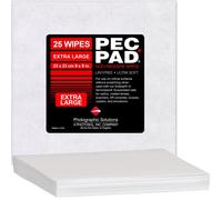 25 x Photographic Solutions BIG PEC PAD Lens Cleaning Cloths. 23cm x 23cm Pads