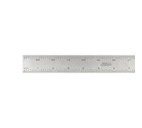 PEC Tools 24" Rigid Steel Ruler, Made from High-Quality Carbon Steel with Satin Chrome Finish, 3R Graduation (1/32", 1/64", 1/10", 1/50"), Machinist Ruler, Made in USA