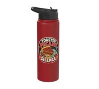 Pecan Pie Or Silence Dessert Stainless Steel Insulated Water Bottle