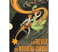 Peccavi Nouveau Cirque Revue French Advert Large Wall Art Print Canvas Premium Mural
