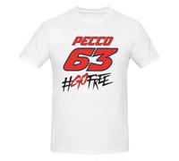Pecco-Bagnaia-63-Go-Free Men T Shirt-Oversized White
