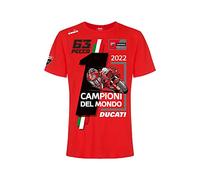 Pecco Bagnaia Men's World Champion 2022 T-Shirts, red, M