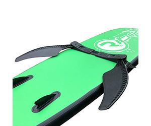 Pecfin Paddleboard SUP Stabilisers - Forward Propulsion Fins - Beginner Friendly - Universal Fit - Provides Stability - 2.1M Long Straps - Fins Pivot Out - Clips and Unclips to the Board - RIBER