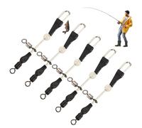 Pêche Pivotante À Bout De, Swivels Pêche À La Pêches - Ensemble De Connecteurs De Pêchee Pêch De 5 |2.36 Pouces S'attaquent Àa Un Anneau Haute Résistance Pour L'eau Douce D'ea