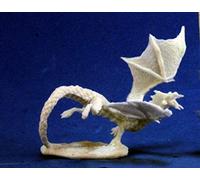 Pechetruite 1 x DRAGON HATCHLING BLACK - Reaper Bones miniature role playing and war game - 77273