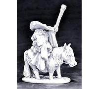 Pechetruite 1 x DWARF WIZARD of GUERRE CAVALIER - Reaper Bones miniature role playing and war game - 77575