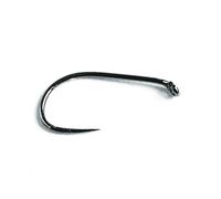 Pechetruite 50 x MASUDZURI fly hooks - D16BL (barbless - nickel black) - For dry nymph fly tying - 1X Strong - Wide Gape - H18