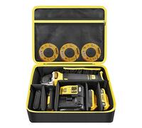 Peciue Bag Compatible with DEWALT 20V MAX* Angle Grinder Tool (DCG413B), Also Fit for FLEXVOLT ADVANTAGE Brushless Cordless (DCG416B), Storage Hold Battery Pack, Charger, Glass Cutting Disc (Box Only)