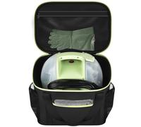Peciue Bissell Little Green Mini 4075 Carpet and Upholstery Cleaner Storage Bag, Waterproof Oxford Organizer with Green Zipper and Multi-Compartment Design for