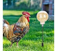 Peck Toy, 2pcs Interactive Slow Feed Release Toy for Your Flock, Newest Chicken Slow Feeder Boredom Busting Fun Maintain Your Hens Entertained