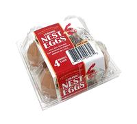 Pecking order Ceramic Nest Eggs - Brown (4-Pack) (9647)