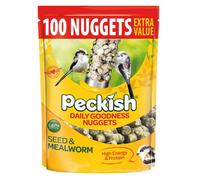 Peckish 2Kg Extra Goodness Nuggets Food Wild Bird No Mess High Energy 100 Nugget