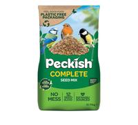 Peckish 60050105 Complete Seed and Nut No Mess Wild Bird Food Mix, 12.75kg, transparent