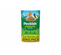 Peckish 60051246 Complete Seed and Nut No Mess Wild Bird Food Mix, 20 kg, Natura