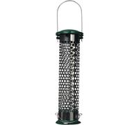 Peckish All Weather Suet & Peanut Metal Bird Feeder - 30cm, 700g Capacity, Easy-Cleanup & Refilling