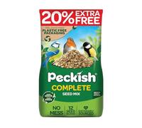Peckish Complete Seed and Nut Mix for Wild Birds 1.7kg +20% Free, Brown