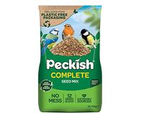 Peckish Complete Seed and Nut No Mess Wild Bird Food Mix, 12.75kg