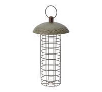 Peckish Garden Suet Fat Ball Bird Feeder Metallic