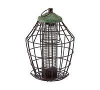 Peckish Secret Garden Steel Peanut Green Squirrel Proof Bird Feeder 0.7L