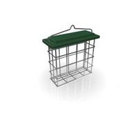 Peckish Steel Suet Cake Green All Weather Bird Feeder 0.7L