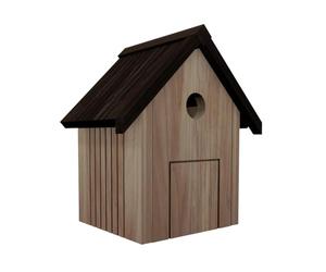 Peckish Wooden Bird Nest Box, Weatherproof, Durable, Eco-Friendly Design for Garden Birds, Easy Installation, Natural Wood, Suitable for a Variety of Bird Species, Year-Round Use