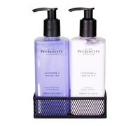 Pecksniff’s Hand Wash and Lotion Set, Lavender & White Tea Liquid Soap and Hand & Body Lotion, Luxury Moisturizing Gift, 300 ml/10.1 fl oz