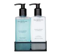Pecksniff’s Hand Wash and Lotion Set, Sandalwood & Vanilla Liquid Soap and Hand & Body Lotion, Luxury Moisturizing Gift, 300 ml/10.1 fl oz