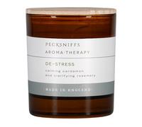 Pecksniff’s - Scented Candle, Long Burning Aroma:Therapy Candle with Lid, DeStress with Cardamon, Soot-Free with Consistent Burn, Soothing Fragrance, Cruelty Free, Gift of Luxury (1 Wick) (150g)