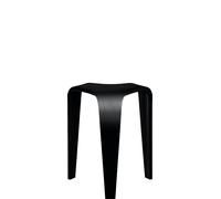 Péclard stool horgenglarus beech black satin finish - HORGENGLARUS 11-020 BB 203 SG