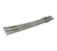 Peco SL-E386 Curved Double Radius Turnout Right Hand - N Gauge