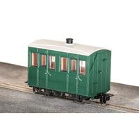 Peco GR-500UG Glyn Valley Tramway 4 Wheel Enclosed Side Coach Green