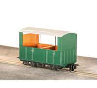 Peco GR-520UG Glyn Valley Tramway 4 Wheel Open Side Coach Green