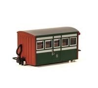 Peco GR551 Ffestiniog Railway 'Bug Box' 4 Wheel Coach 1st Class Early Preservati