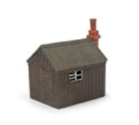 Peco LK-12110 Lineside Hut Laser Cut Wood Kit (Pk2) TT Gauge