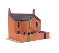 Peco LK-207 Victorian Houses Semi Detached Low Relief Backs Wood Kit OO Gauge