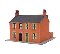 Peco LK-208 Victorian Houses Semi Detached Wood Kit OO Gauge